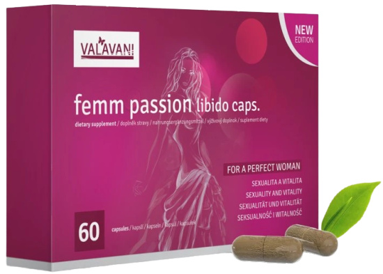 Femm Passion libido caps. 60 kapslí