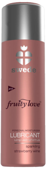 SWEDE Fruity Love Lubricant Sparkling Strawberry Wine 50 ml