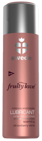 SWEDE Fruity Love Lubricant Sparkling Strawberry Wine 100 ml