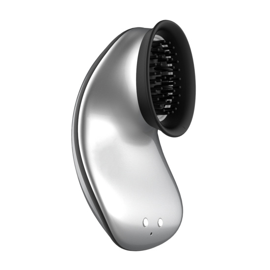 Twitch - Handsfree Suction and Vibration Toy Silver