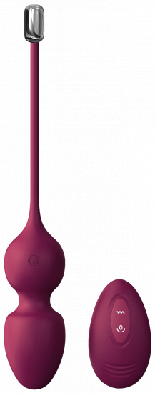 Vibrační Venušiny kuličky Juicy Plum s dálkovým ovládáním