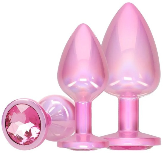 Sada análních kolíků Pink Paris (3 ks)