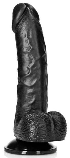 RealRock by Shots Curved Realistic Dildo with Balls and Suction Cup - 6 / 15,5 cm