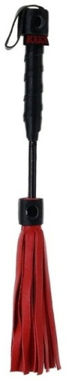 Rouge Leather Mini Flogger Red