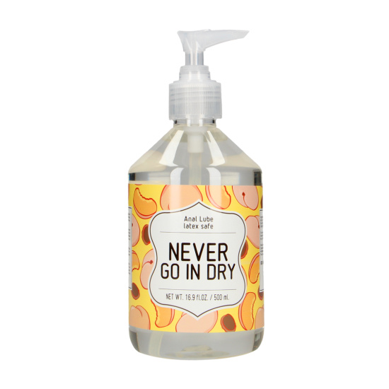 Nikdy nezůstávejte na suchu - vodní anální lubrikant - 500 ml