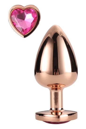 GLEAMING LOVE ROSE GOLD ANÁLNÍ KOLÍK MALÝ