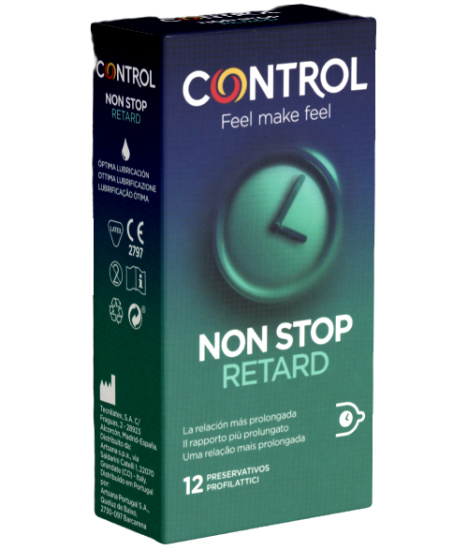 Control Single: Retard, 12 long love condoms