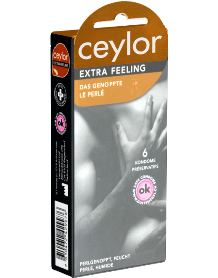Ceylor Single: Extra Feeling, 6 dotted condoms