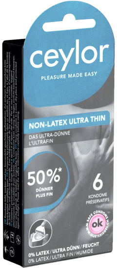 Ceylor Single: Non-Latex, ultra thin 6 pcs