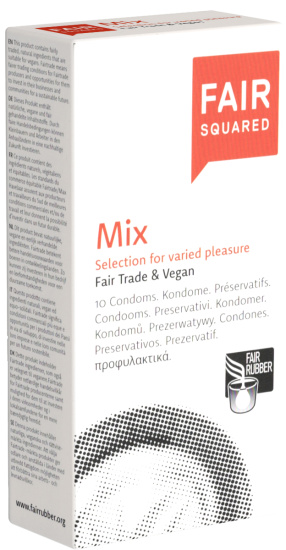 Fair Squared Single: Mix, 10 Fair Trade condoms