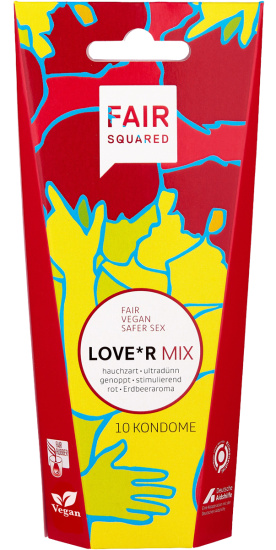 Fair Squared Single: Love*r Mix condoms 10 pcs
