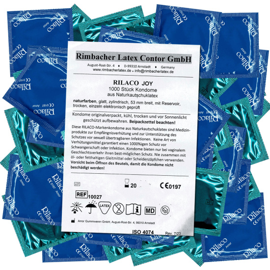 Rilaco Bulk-Pack: Joy, 1000 dry condoms