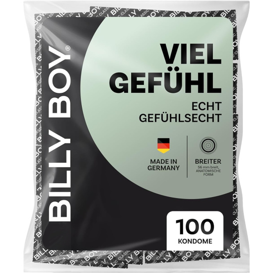 Billy Boy Bulk-Pack: Viel Gefühl (Extra Feel), 100 condoms