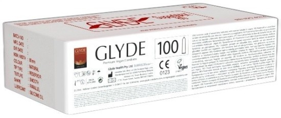 Glyde Ultra Bulk-Pack: Supermax, 100 vegan condoms (XXL)