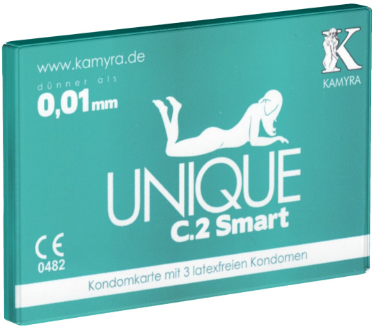 Kamyra Single: Unique C.2 Smart, 3 PRE-ERECTION condoms