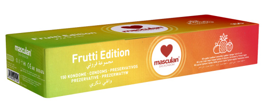 Masculan Bulk-Pack: Frutti Edition, 150 condoms