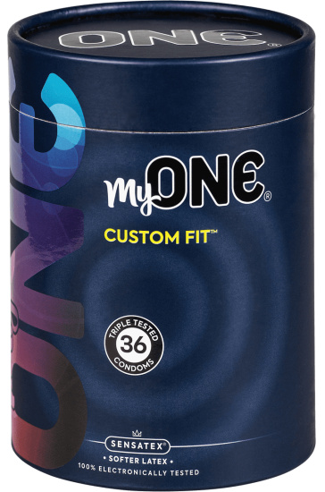 MyOne Maxi-Pack: Custom Fit, size 51D, 36 condoms