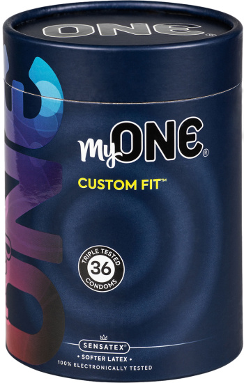 MyOne Maxi-Pack: Custom Fit, size 51F, 36 condoms