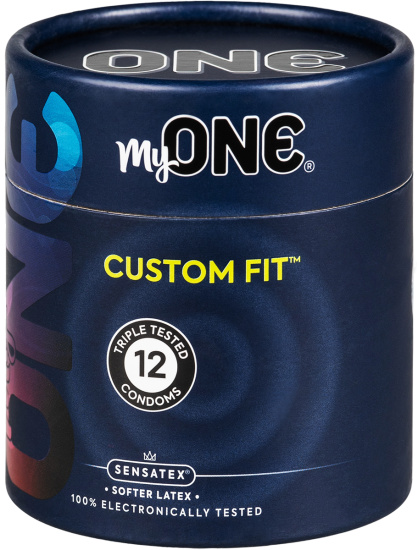 MyOne Single: Custom Fit, size 51H, 12 condoms