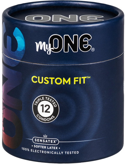 MyOne Single: Custom Fit, size 57H, 12 condoms