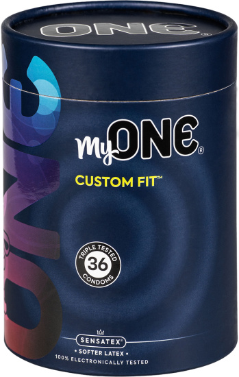 MyOne Maxi-Pack: Custom Fit, size 64G, 36 condoms
