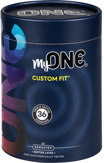 MyOne Maxi-Pack: Custom Fit, size 64K, 36 condoms