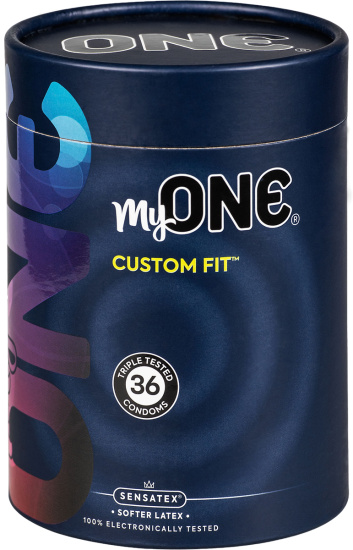 MyOne Maxi-Pack: Custom Fit, size 64L, 36 condoms