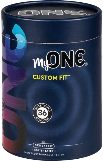 MyOne Maxi-Pack: Custom Fit, size 64M, 36 condoms