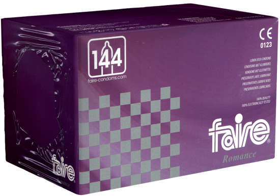 Faire Romance Bulk-Pack, 144 condoms