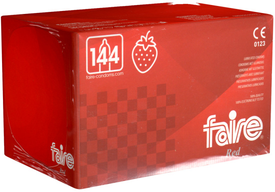 Faire Red Bulk-Pack, 144 condoms