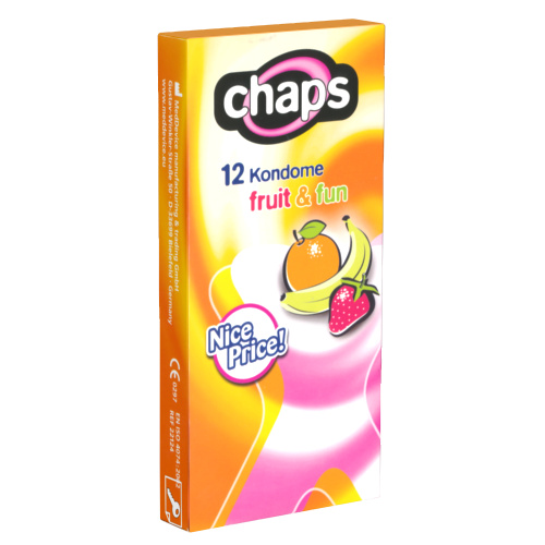 Chaps Single: Fruit & Fun, 12 condoms
