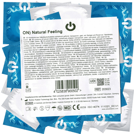 On) Bulk-Pack: Natural Feeling, 50 condoms