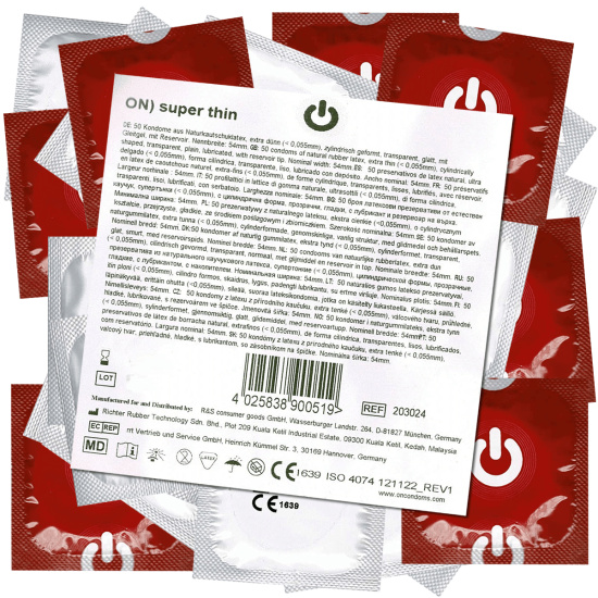 On) Bulk-Pack: Super Thin, 50 thin condoms