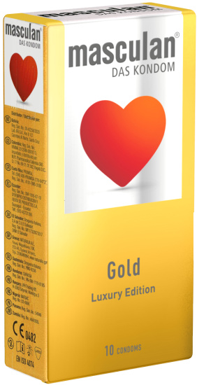 Masculan Single: Gold, 10 condoms