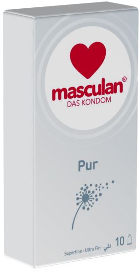 Masculan Single: Pur, 10 condoms
