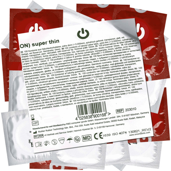 On) Bulk-Pack: Super Thin, 100 thin condoms