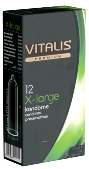 Vitalis Premium Single: X-Large, 12 condoms