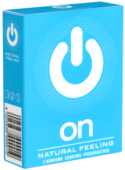 On) Single: Natural Feeling, 3 condoms