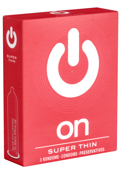 On) Single: Super Thin, 3 thin condoms